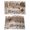 brown, variant on Vintage Country Placemats Set of 6, Vintage Rustic Texas Stars Plants Branch Placemats for Dining Table, Place Mats for Kitchen Tabletop, Waterproof Wipeable Dining Table Mats Set