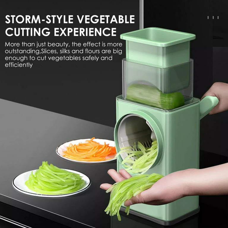 EJWQWQE Vegetable Cutter Household Multi-function Roller Ger