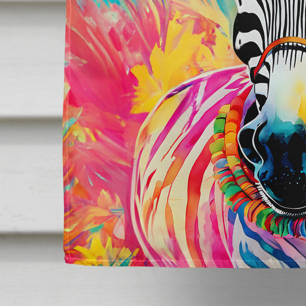 thumbnail image 4 of Hippie Animal Zebra House Flag, 4 of 5