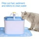 thumbnail image 5 of 8 recambios de filtro cuadrados para fuente de agua para gatos, filtros para fuentes de agua para gatos, filtro de agua con carbón activado y resina., 5 of 5