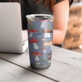 thumbnail image 4 of Mushroom Tumbler with Lid Straw Double Wall Travel Mug Modern Thermal Insulated 20 oz Coffee Mug for Spring Summer Camping Outdoor, 4 of 7