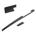 thumbnail image 1 of Qiilu 2Pcs Center Console Cover Co-Pilot Instrument Panel Trim Soft Carbon Fiber Decor Fit For  15-19, 1 of 8
