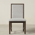 thumbnail image 3 of Solid Wood Chairs, Gray Tone - Stylish Option for Dining, 3 of 6