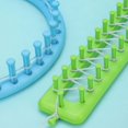 thumbnail image 3 of 1 or 2 Set Multifunctional Knitting Loomed Set Round Rectangular Knitting Frame For Hat Scarves DIY Projects, 3 of 16
