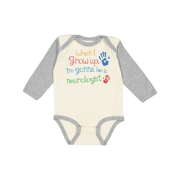 Inktastic Neurologist Future Boys or Girls Long Sleeve Baby Bodysuit