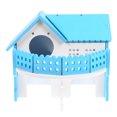 thumbnail image 1 of Miangastore Double Layers Hamster Nest Hamster House White PVC 1Pack, 1 of 9