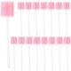 thumbnail image 1 of 100 unidades de esponjas desechables en forma de palito para el cuidado bucal, limpiadoras de dientes, hisopos para el cuidado oral (rosa), 1 of 7