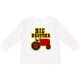 thumbnail image 3 of Inktastic Red Tractor Big Brother Boys Long Sleeve Toddler T-Shirt, 3 of 5