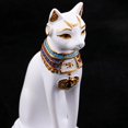 thumbnail image 4 of Ancient Goddess Cat Pharaoh Figurine Statue Decoration White, 4 of 10