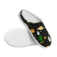 thumbnail image 3 of Goofa Halloween Print Womens Mens Cotton Lightweight House Slippers , Washable Home Slippers,Indoor Comfy Bedroom Cozy Slippers-44/45, 3 of 7