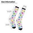 thumbnail image 2 of Susaid Bear And Polka Dot Print Thermal Winter Socks for Men and Women, Warm Crew Hiking Socks, for Boots and Outdoor Activities, 2 of 6