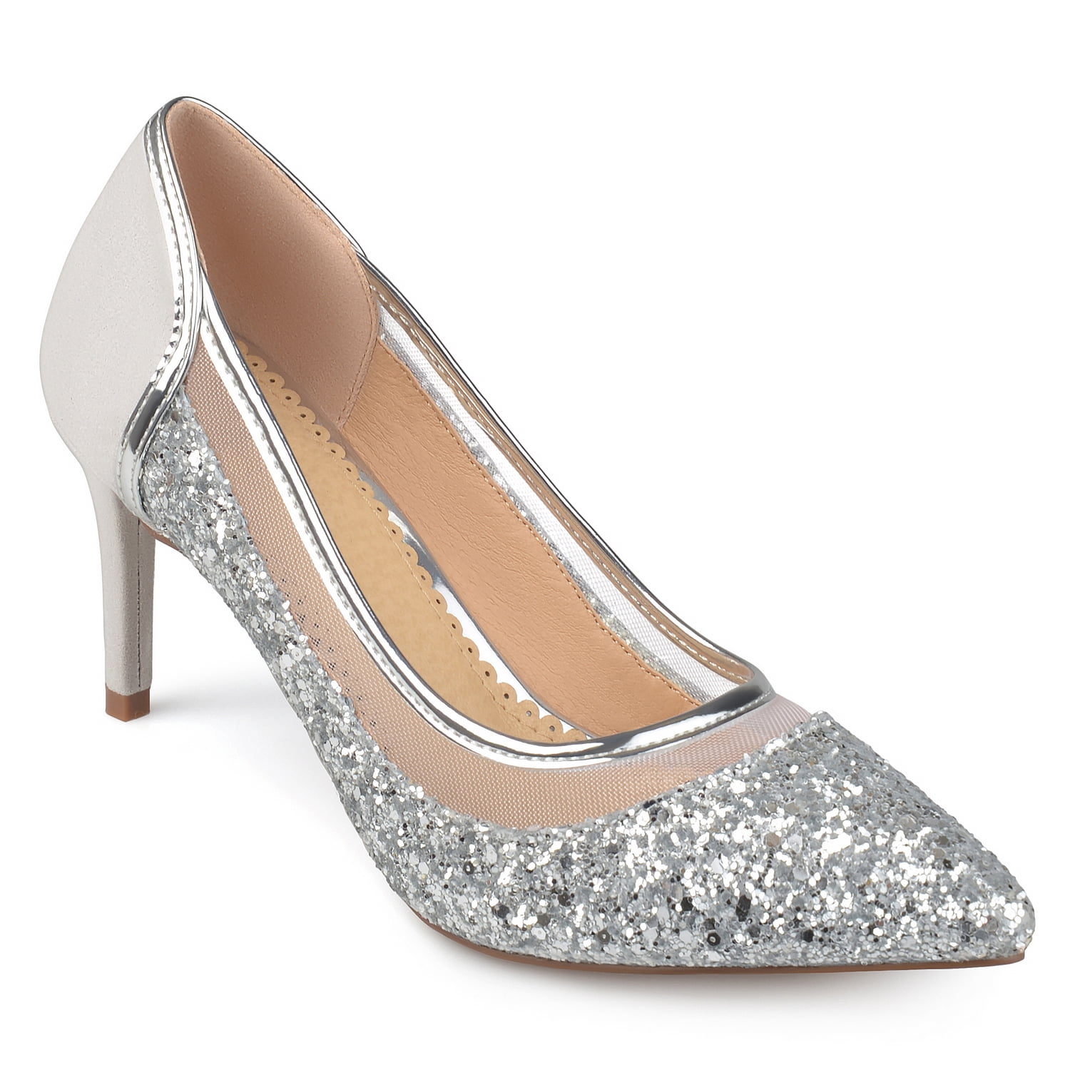 jcp silver shoes