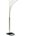 thumbnail image 2 of Witaxima 84" Gold Metal Floor Lamp with 5 Adjustable Arms, Polished Brass Finish Standing Light for Living Room, 2 of 5