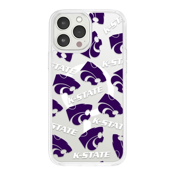 Kansas State Wildcats HD Phone Case Compatible with MagSafe Apple iPhone 11 (Scattered) by Affinity Bands