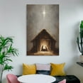 thumbnail image 5 of Framed Christmas Nativity Manger Christmas Manger Wall Decor Nativity Wall Art Christian Printable Baby Jesus Manger Painting,Christmas Holiday Decor for Home Office Room,Ready To Hang Poster, 5 of 5