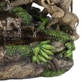 thumbnail image 4 of Fuente de sobremesa Benzara ECI con forma de elefante, 28 cm, luz LED, 4 of 5