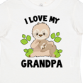 thumbnail image 4 of Inktastic Cute Sloth I Love My Grandpa with Green Leaves Boys or Girls Toddler T-Shirt, 4 of 5
