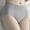 Gray, variant on Sakmal Women Underwear Plus Size Briefs Panties Breathable Beige Panties for Women L