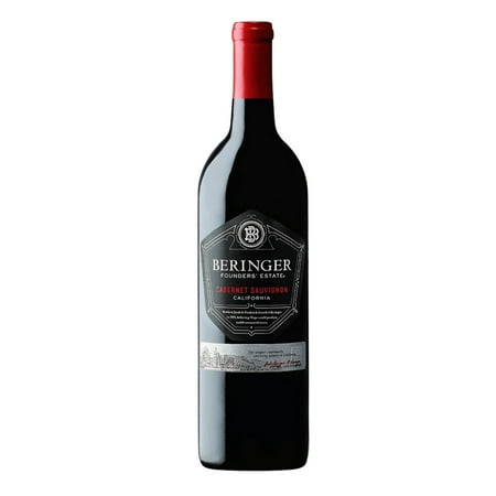Beringer Founders' Estate Cabernet Sauvignon California Red Wine, 750 ml Bottle, 14% ABV