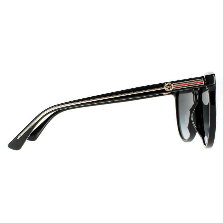 GUCCI グッチ サングラス GG0377SKN 001 上品 手元在庫あり Gucci Sunglasses GG0377SKN 001 Black Gray Gradient - Walmart.com