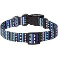 thumbnail image 2 of Collar para perro, diseño moderno con hebilla de liberación rápida, estilo bohemio, floral, geométrico, tribal, collar clásico, para perros pequeños, medianos y grandes (azul bohemio, S), 2 of 5
