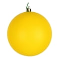 thumbnail image 1 of Adornos Esfera de Plástico Vickerman 6 cm Amarillo Mate (Paquete de 4), 1 of 1