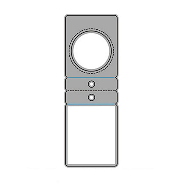 CAIROYAR AOFIN - Moldes para cortar etiquetas de metal, troqueles para etiquetas de ventana plegables, plantillas de acero al carbono para estampación en relieve para álbumes de fotos y álbumes de rec