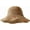 Cherry Khaki, variant on Women Floppy Straw Sun Hat Wide Brim Floral Beach Hat Packable Roll up Bucket Cap UPF 50+