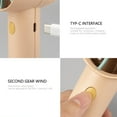 thumbnail image 4 of Portable Handheld Mini Fan Rechargeable: Small Hand Personal Foldable Fans 3 Speed Wind Cooling Air for Travel Face lash Indoor Outdoor Office Camping Household Women Men Kid, 4 of 7