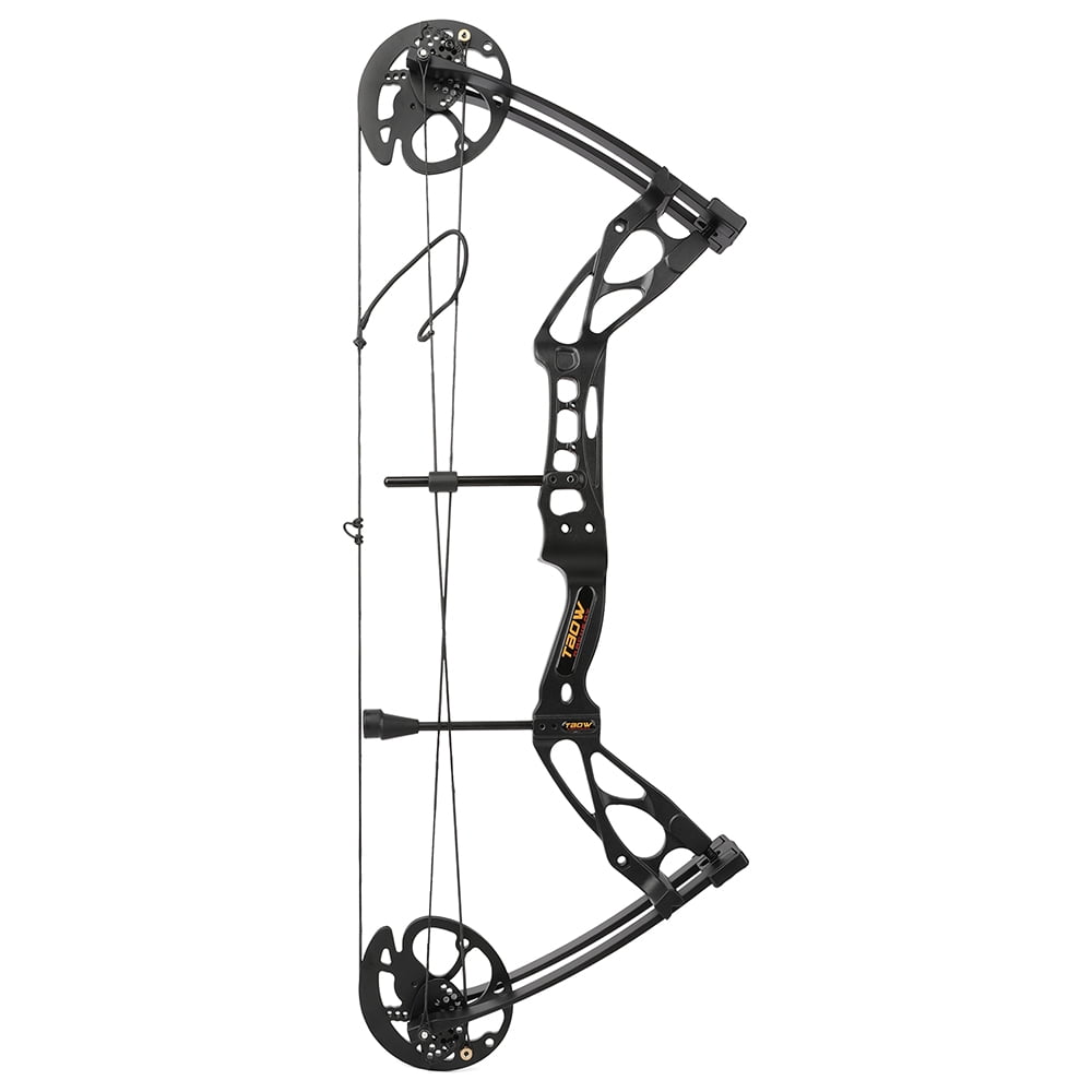 M133 Compound Bow, Adjustable 0-70 lbs Draw Weight, 16.4"-30" Draw Length, 30" Axle-to-Axle, 6.6" Brace Height, 325 FPS, 80% Let-Off, Aluminum Alloy, Hunting Archery Bow for Adults