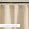 thumbnail image 4 of Linen-Look Polyester Shower Curtain in Essential Colors, 4 of 7