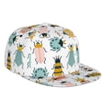 thumbnail image 2 of Sigee Colorful Insects Print Men Women Fashion Baseball Cap,Unisex-Adults,Classic Adjustable Plain Hat, 2 of 9