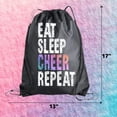 thumbnail image 6 of Cheerleader Gift Bundle, Cheer She Did Bangle Bracelet, Drawstring Bag and Scrunchie Gift Set, Girls and Women Cheerleading Accessories, Premium Cheer Scrunchie for Cheerleaders and Teams, 6 of 10