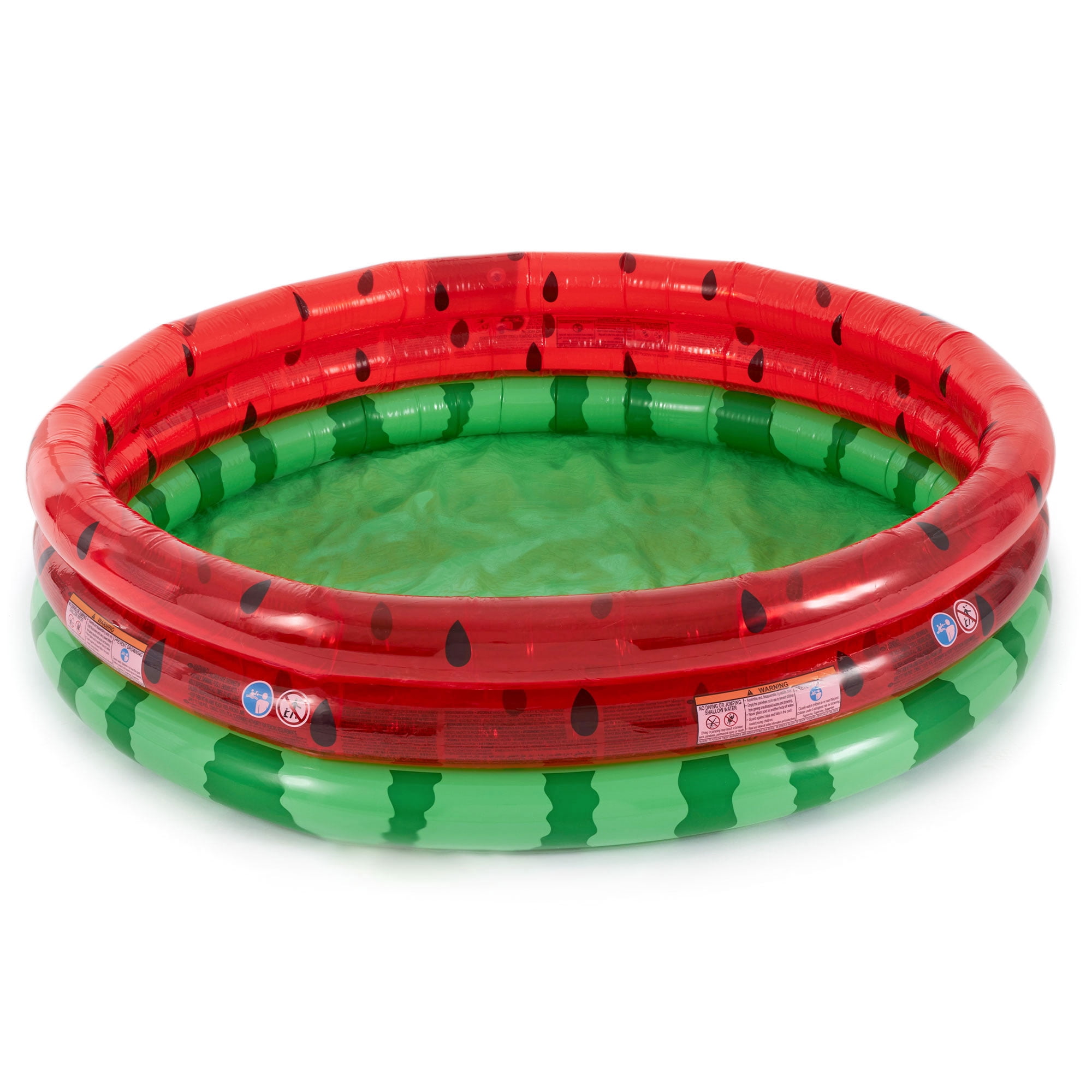 Intex 66" Round Inflatable Kids Swimming & Wading Watermelon Pool (6 Pack)