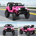 thumbnail image 2 of Pemberly Row 12V Kids Ride On Truck Car w/ Remote Control MP3 Music LED Lights, 2 of 8