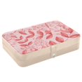 thumbnail image 2 of Flowers and Berries Jewelry Box PU Leather Travel Small Jewelry Organizer Women Earrings Necklace Bracelet Storage Holder Rectangle Case, 2 of 8