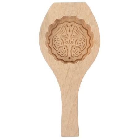 

1Pc Wood Moon Cake Mold DIY Baking Mold Pastries Mold Kitchen Baking Supply