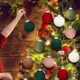 thumbnail image 4 of 12 piezas de bolas de Navidad de terciopelo para decorar el árbol de Navidad, adornos colgantes para fiestas de Año Nuevo 2024, decoración festiva para el hogar, 4 of 5