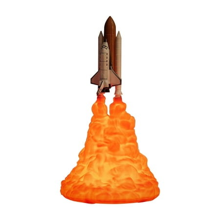 

Mpeace LED USB Rocket Moon Space Shuttle Lamp Large Capacity Rechargeable Night Light