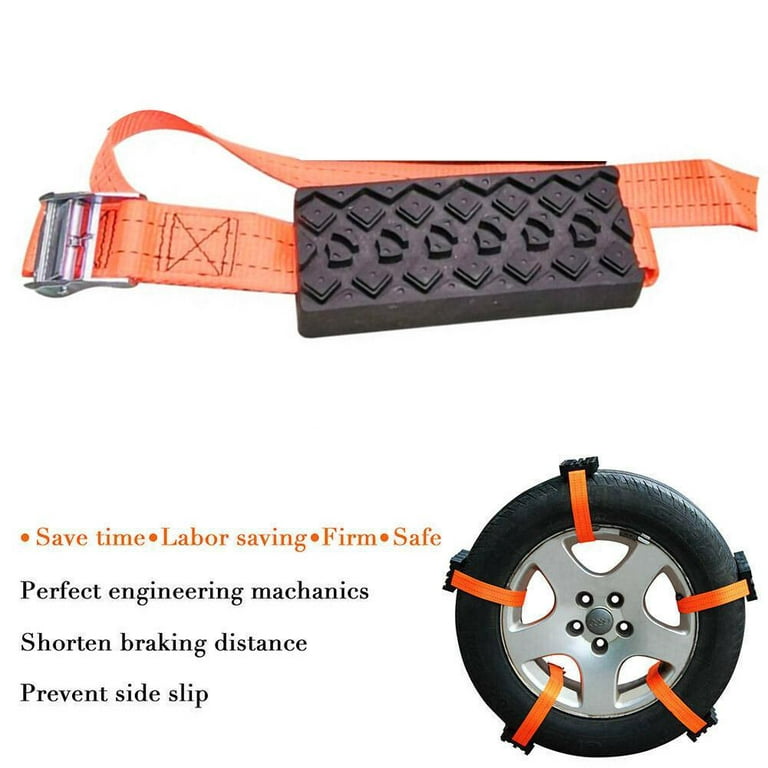Polyurethane Mud Sand Traction Device Car Tire Anti-Skid Chain Mat new.  B9E3 