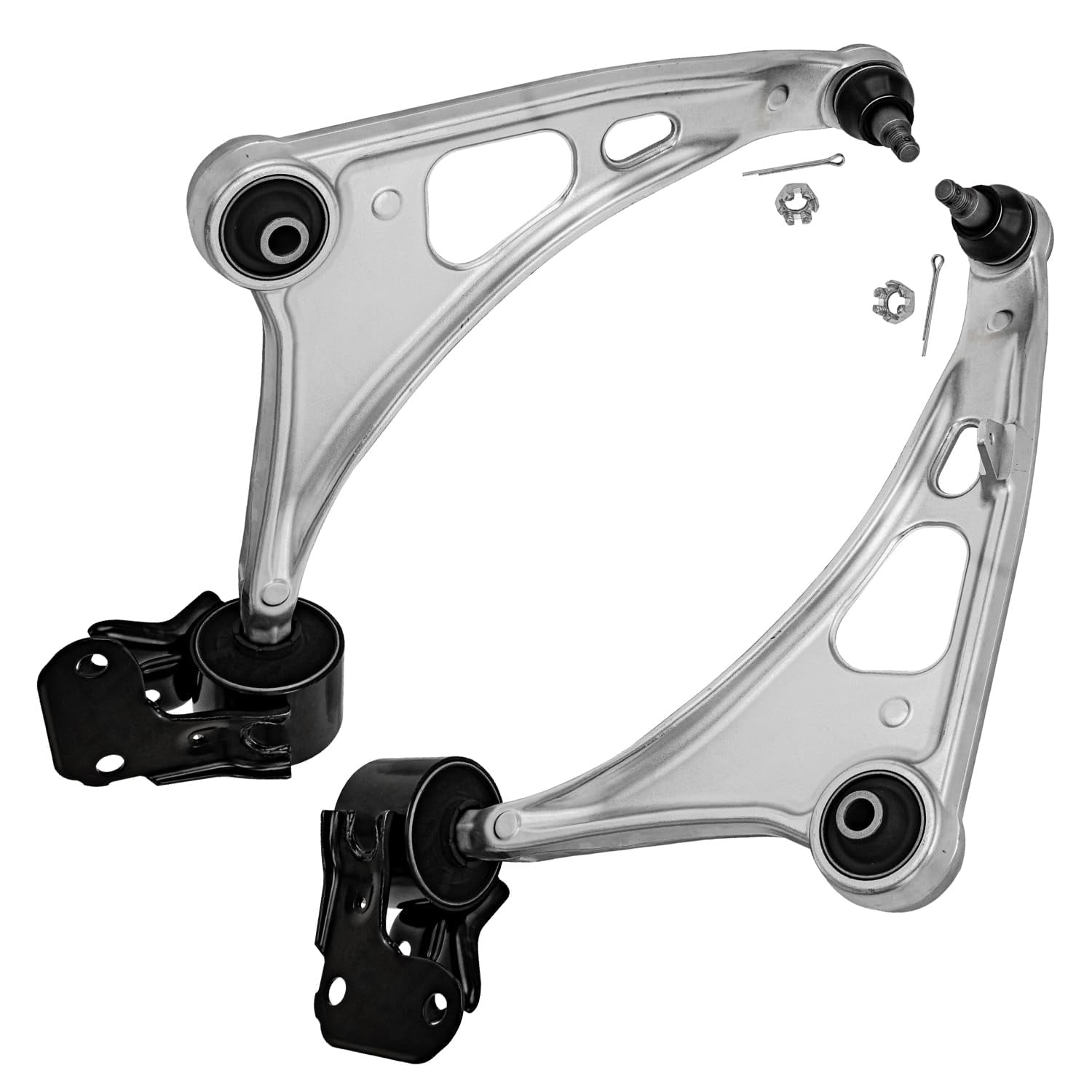 Detroit Axle - Front Control Arms Sway Bars for Acura 2014-2020 MDX 2 Front Lower Control Arms with Ball Joints 2 Sway Bar Links Replacement