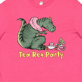 thumbnail image 4 of Inktastic Funny Tea Rex Party Youth T-Shirt, 4 of 5