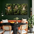 thumbnail image 3 of william morris animal wall art Fox rabbit sika deer Canvas Posters Prints Forest Wild Animal Pictures Paintings Gothic Botanical Floral Oil Wall Decor for Bedroom(only canvas), 3 of 6