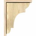 thumbnail image 3 of 6"W x 14"D x 18"H New Brighton Rough Sawn Corbel w/Backplate, Douglas Fir, 3 of 9