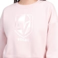 thumbnail image 3 of Women's Starter Pink Vegas Golden Knights Boxy Cropped Sweatshirt, 3 of 3