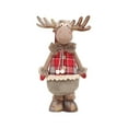 thumbnail image 3 of Estatuilla de muñeco de alce de Navidad Hugo Figura de alce navideño 20x13x42cm, 3 of 10