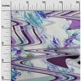 thumbnail image 2 of oneOone Polyester Spandex Purple Fabric Abstract-Abstract Wave Fabric For Sewing Printed Craft Fabric By The Yard 56 Inch Wide, 2 of 5