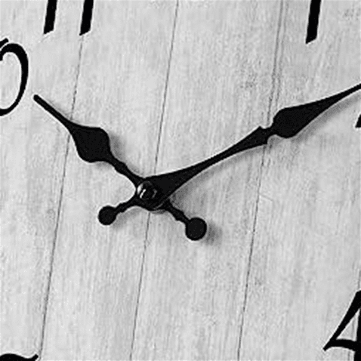 Wall Clocks Operated Silent Non Ticking, Vintage Rustic Wooden Clocks Decorative for Kitchen Bathroom, Living Room
