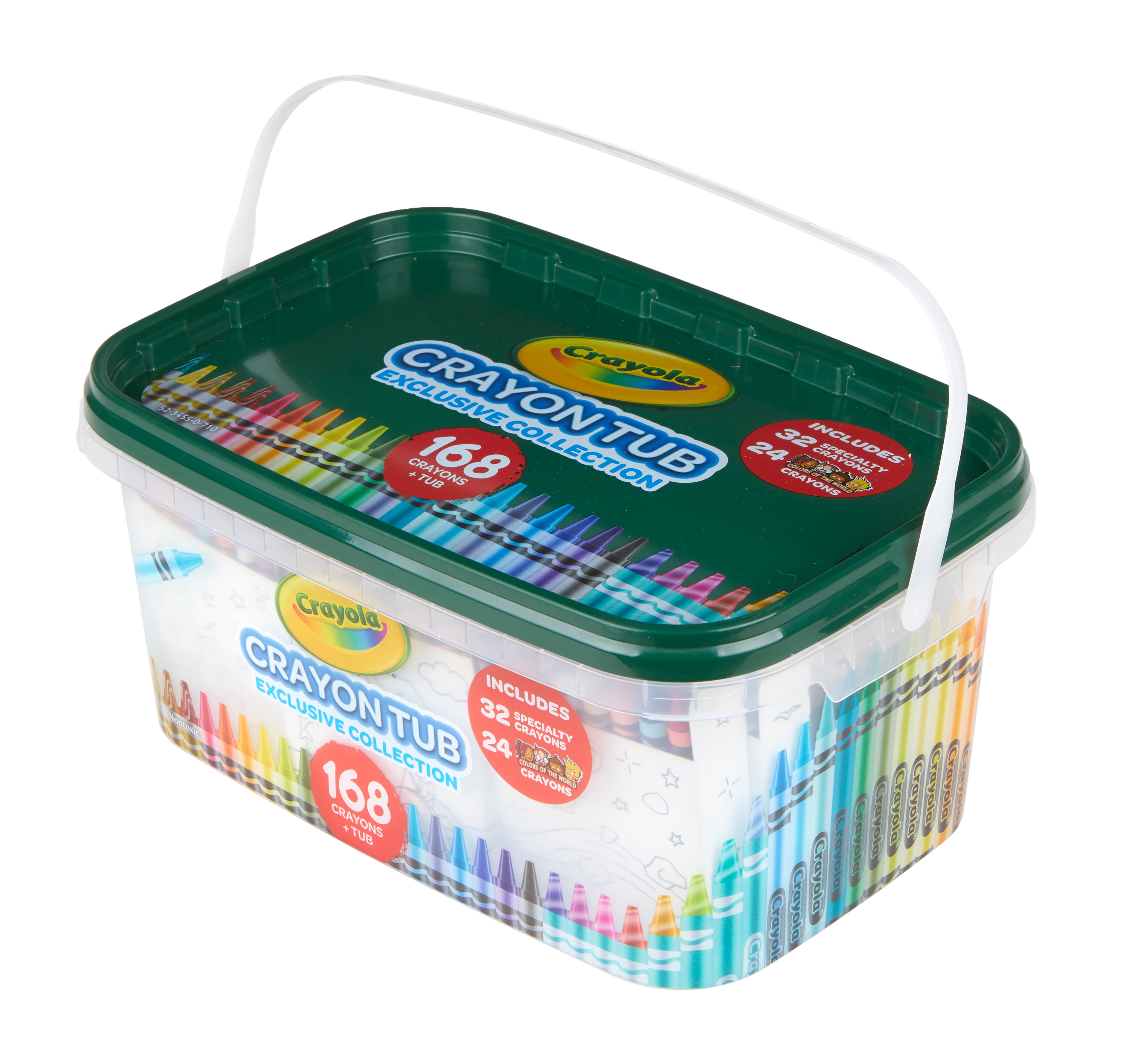 Crayola Crayon and Storage Tub, 168 Crayons, Gift for Kids - DroneUp  Delivery