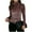 Brown, variant on Blouses for Women Dressy Casual Mock Neck Long Sleeve Work Tops Soft Comfy Floral Printed Basic Tees Spring Fashion Business Teacher Shirts